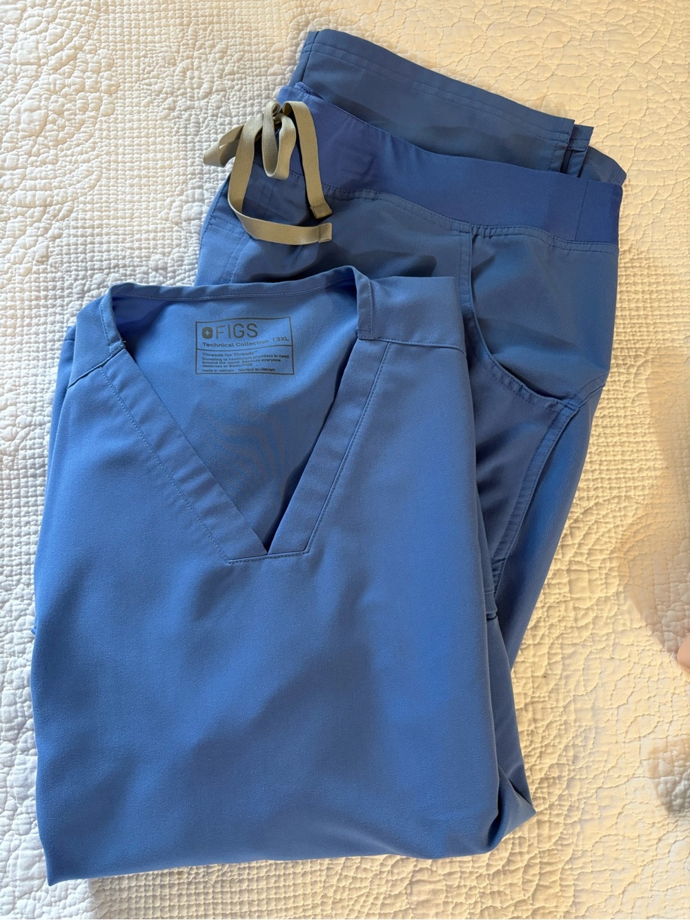 FIGS Women's Scrub Set in Ceil Blue